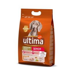 Pienso perro Ultima senior pollo y arroz 3kg
