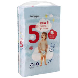 Pañal Bodyplus con 84 unid talla 5 de 13 a 18 kg