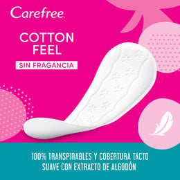 Protegeslip Carefree 56 uds tacto de algodón natural