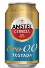 Cerveza sin alcohol Amstel Oro 0,0 Tostada lata 33cl