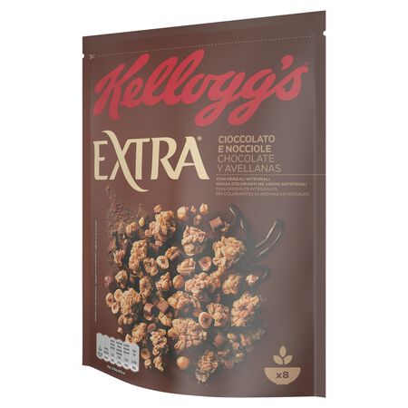 Cereales Kellogg'S 375g extra con chocolate y avellanas
