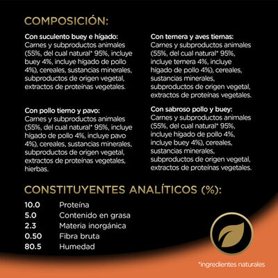 Comida h&uacute;meda perro C&eacute;sar pat&eacute;s cl&aacute;sicos pack 4