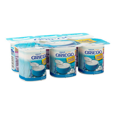 Yogur estilo griego Alipende pack 6 azucarado 750g
