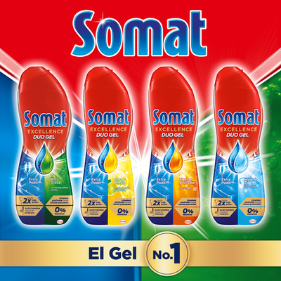 Lavavajillas en gel Somat 35 lavados Oro