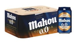 Cerveza sin alcohol Mahou 00 Tostada pack 12 latas 33cl