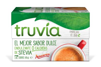 Endulzante Truvia stevia 40 sobres