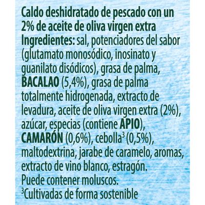 Caldo en pastillas pescado sin gluten Knorr 12u