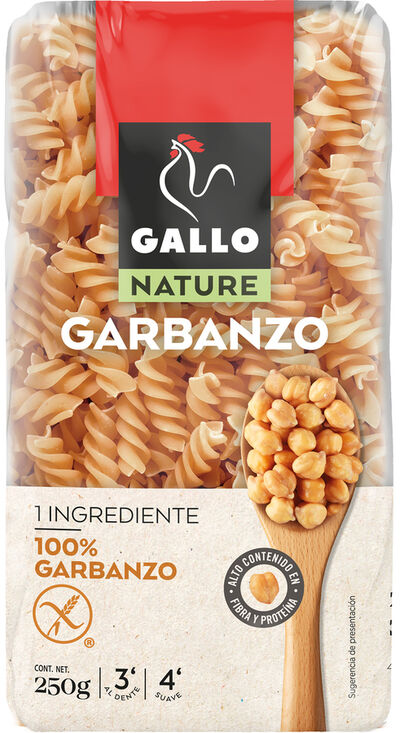 H&eacute;lices de garbanzo Gallo Nature 250g
