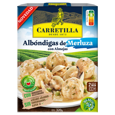 Albóndigas de Merluza con Almejas Carretilla 320g