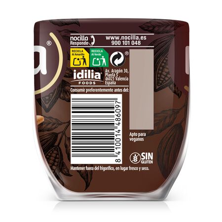 Crema de cacao y avellanas Nocilla 180g noir