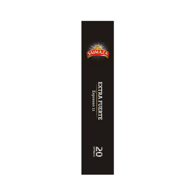 Café espresso extrafuerte Saimaza 20 cápsulas