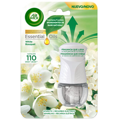 Ambientador electrico Airwick aparato+reambio Bouquet