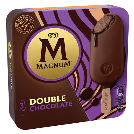 Magnum 264ml 3 uds doble chocolate