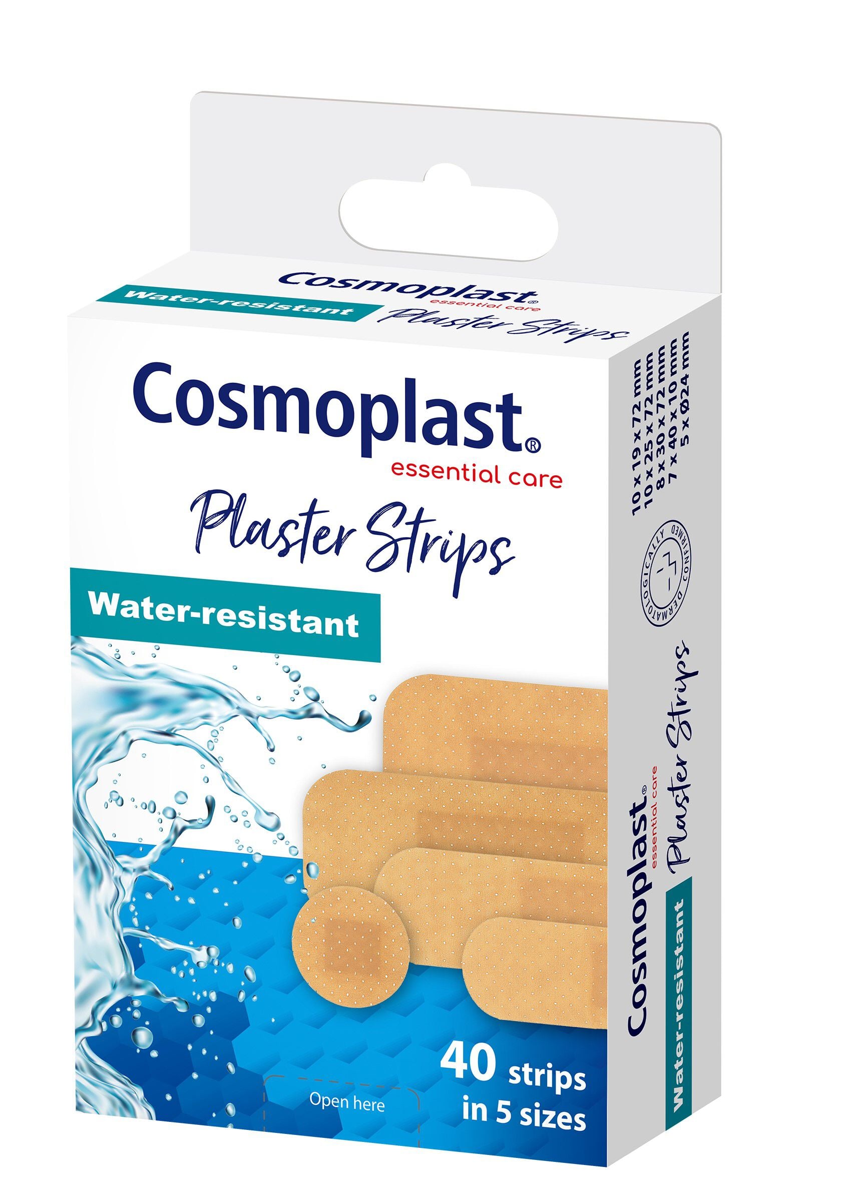 Apósitos Cosmoplast Water resistent 40 unidades