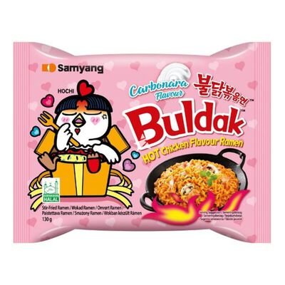 Ramen con sabor carbonara Buldak Samyang 130g