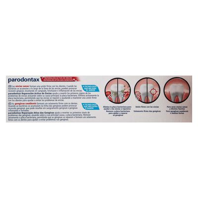 Pasta dental Parodontax 75ml reparaci&oacute;n de enc&iacute;as