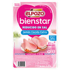 Jam&oacute;n cocido extra en lonchas finas Bienstar ELPOZO 65g