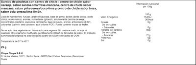 Caramelos sin gluten Chupa Chups 29g xxl