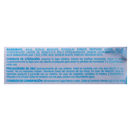 Toallitas bebé Bodyplus aloe pack 3 80 unidades