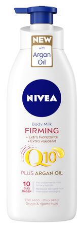 Body milk Q10 Nivea 400 ml Aceite Argán Plus piel seca