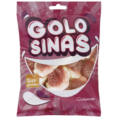 Golosina fresón relleno Alipende 200g