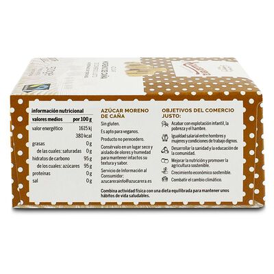 Az&uacute;car moreno Azucarera 500g en terrones