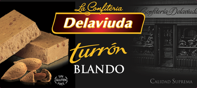 Turr&oacute;n blando Delaviuda 250gr