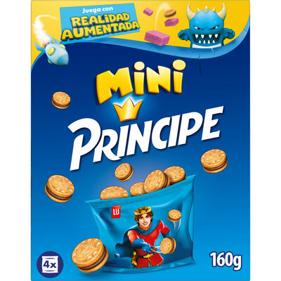Galleta rellena Príncipe lu 160g mini