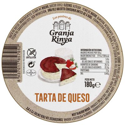 Tarta Queso Granja Rinya 180g