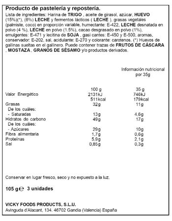 Sabera Dulcesol 3 unid con Cacao