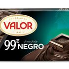 Chocolate negro sin gluten Valor 170g 99% de cacao