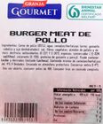 Hamburguesa de pollo gourmet pack 4 de 80g