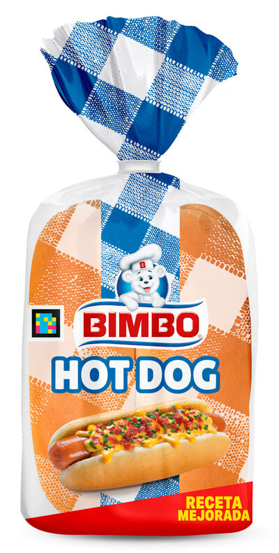 Pan hot dogs Bimbo 4 uds