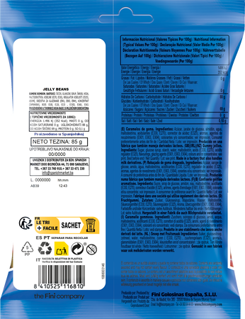 Golosina sin gluten Fini 85g beans