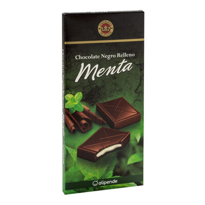 Chocolate negro relleno de menta Alipende 150g