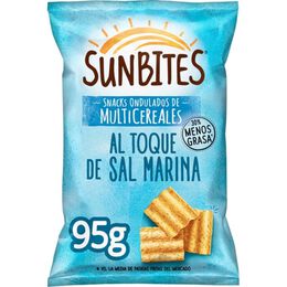 Snack de multicereales Sunbites 95g sal marina