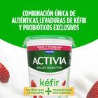 K&eacute;fir activia con sabor a fresa y frambuesa con 380 gramos