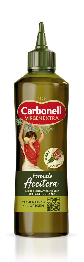 Aceite de oliva virgen extra formato aceitera Carbonell 460ml