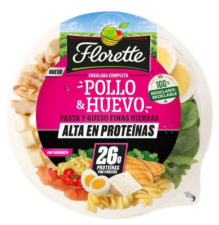 Ensalada completa de pollo y huevo Florette 295g
