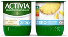 Bífidus probiótico Activia 0% pack 4 piña