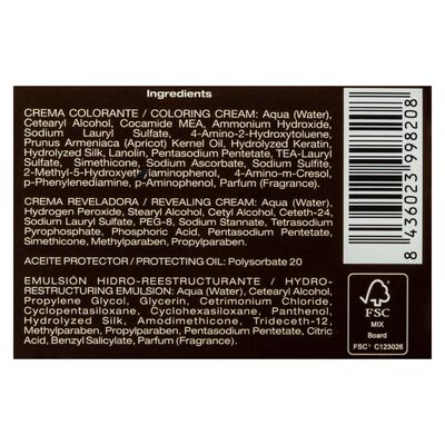 Tinte de cabello Alcántara Brilliant Color nº r0 rojo vino