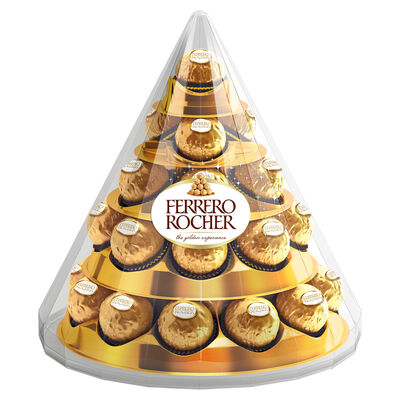 Bombón piramide Ferrero Rocher 28 unid