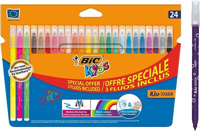 Rotuladores Bic Kids 24 unidades