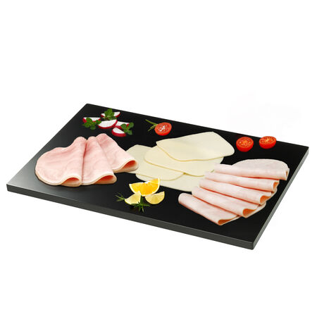 Lote: 250gr Jamón cocido+250 gr Pechuga de pavo+250gr Queso Harvati