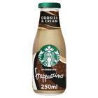 Bebida de leche con caf&eacute; frappuccino cookies & cream Starbucks 250 ml