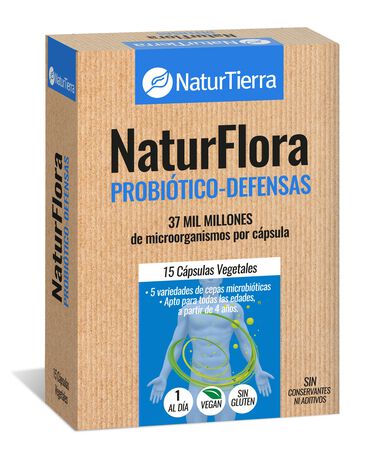 Complemento dietético Naturflora 15 cápsulas