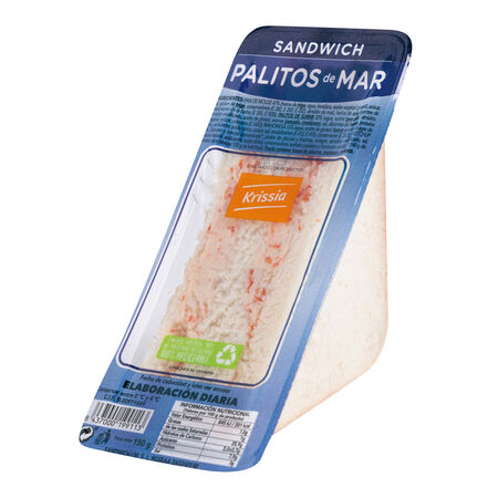 Sandwich 150g palitos de mar