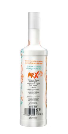 Licor de crema de mango con tequila Mex 70cl