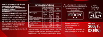 Mousse prote&iacute;nas Alipende 2 unidades chocolate