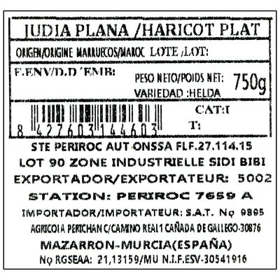 Jud&iacute;as verdes bolsa 750g